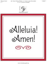 Alleluia! Amen! Handbell sheet music cover